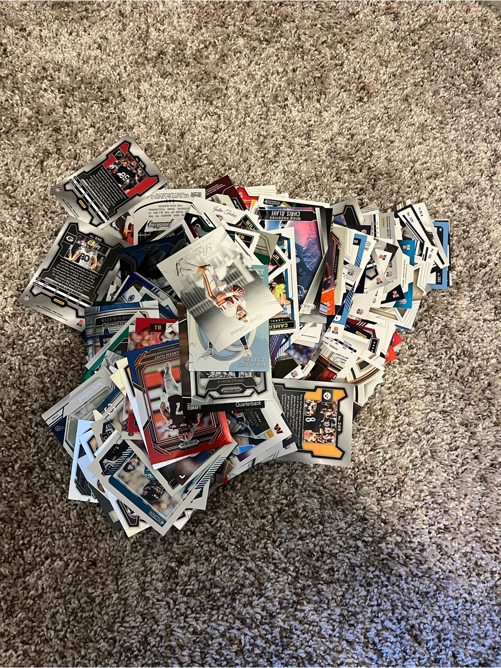 Mystery lot football cards